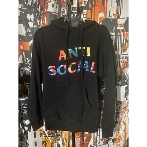 Anti Social Social Club Funky Forest Hoodie Size Small